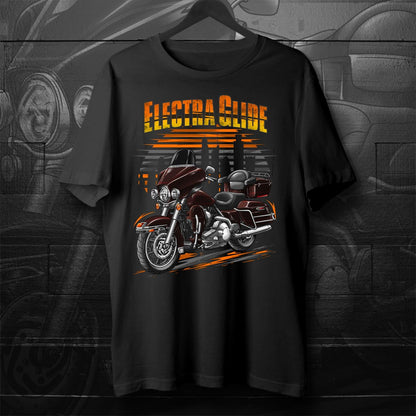 Harley Electra Glide Classic FLHTC & FLHTCI 2005-06 Inspired T-Shirt - Motorcycle Tee Shirt for Biker