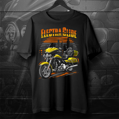 Harley Electra Glide CVO Ultra Classic FLHTCUSE 2012-13 Inspired T-Shirt - Motorcycle Tee Shirt for Biker