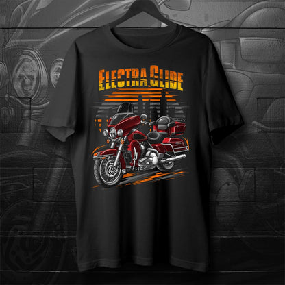 Harley Electra Glide Classic FLHTC & FLHTCI 2005-06 Inspired T-Shirt - Motorcycle Tee Shirt for Biker