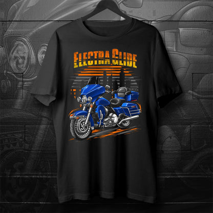 Harley Electra Glide Classic FLHTC & FLHTCI 2009-10 Inspired T-Shirt - Motorcycle Tee Shirt for Biker