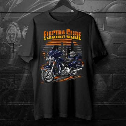 Harley Electra Glide Classic FLHTC & FLHTCI 2011-13 Inspired T-Shirt - Motorcycle Tee Shirt for Biker
