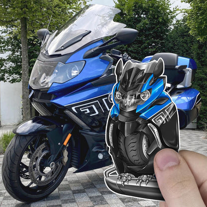BMW K1600 Inspired Stickers - Set of 3 Motorcycle Decals for Motorrad Riders