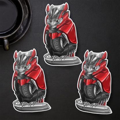 BMW K1600 Inspired Stickers - Set of 3 Motorcycle Decals for Motorrad Riders