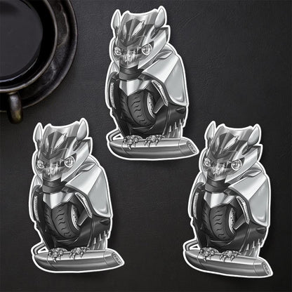 BMW K1600 Inspired Stickers - Set of 3 Motorcycle Decals for Motorrad Riders