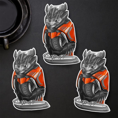 BMW K1600 Inspired Stickers - Set of 3 Motorcycle Decals for Motorrad Riders