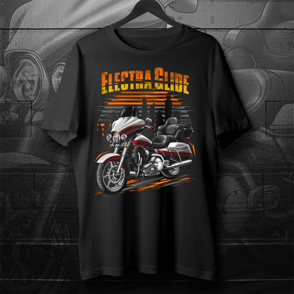 Harley Electra Glide CVO Ultra Classic FLHTCUSE 2006-08 Inspired T-Shirt - Motorcycle Tee Shirt for Biker