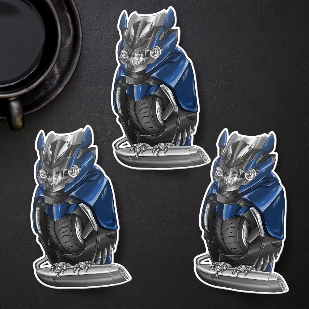 BMW K1600 Inspired Stickers - Set of 3 Motorcycle Decals for Motorrad Riders