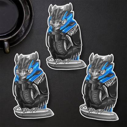 BMW K1600 Inspired Stickers - Set of 3 Motorcycle Decals for Motorrad Riders