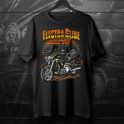 Harley Electra Glide CVO Ultra Classic FLHTCUSE 2006-08 Inspired T-Shirt - Motorcycle Tee Shirt for Biker