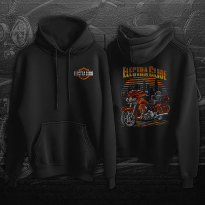 Harley Electra Glide CVO Ultra Classic FLHTCUSE 2009-11 Inspired Hoodie - Motorcycle Sweatshirt for Biker