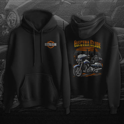 Harley Electra Glide CVO Ultra Classic FLHTCUSE 2009-11 Inspired Hoodie - Motorcycle Sweatshirt for Biker