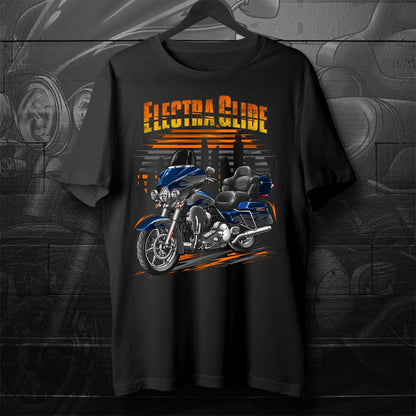 Harley Electra Glide CVO Ultra Classic FLHTCUSE 2009-11 Inspired T-Shirt - Motorcycle Tee Shirt for Biker