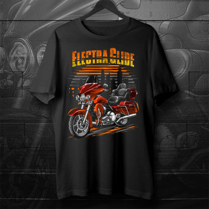 Harley Electra Glide CVO Ultra Classic FLHTCUSE 2009-11 Inspired T-Shirt - Motorcycle Tee Shirt for Biker