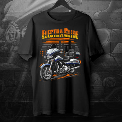 Harley Electra Glide CVO Ultra Classic FLHTCUSE 2009-11 Inspired T-Shirt - Motorcycle Tee Shirt for Biker