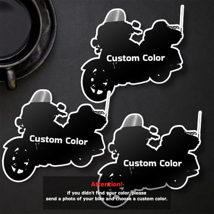 Harley Electra Glide CVO Ultra Classic FLHTCUSE 2009-11 Inspired Stickers - Set of 3 Motorcycle Decals for Bikers