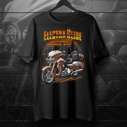 Harley Electra Glide CVO Ultra Classic FLHTCUSE 2009-11 Inspired T-Shirt - Motorcycle Tee Shirt for Biker