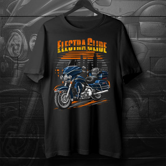 Harley Electra Glide Classic FLHTC & FLHTCI 2001-2003 Inspired T-Shirt - Motorcycle Tee Shirt for Biker