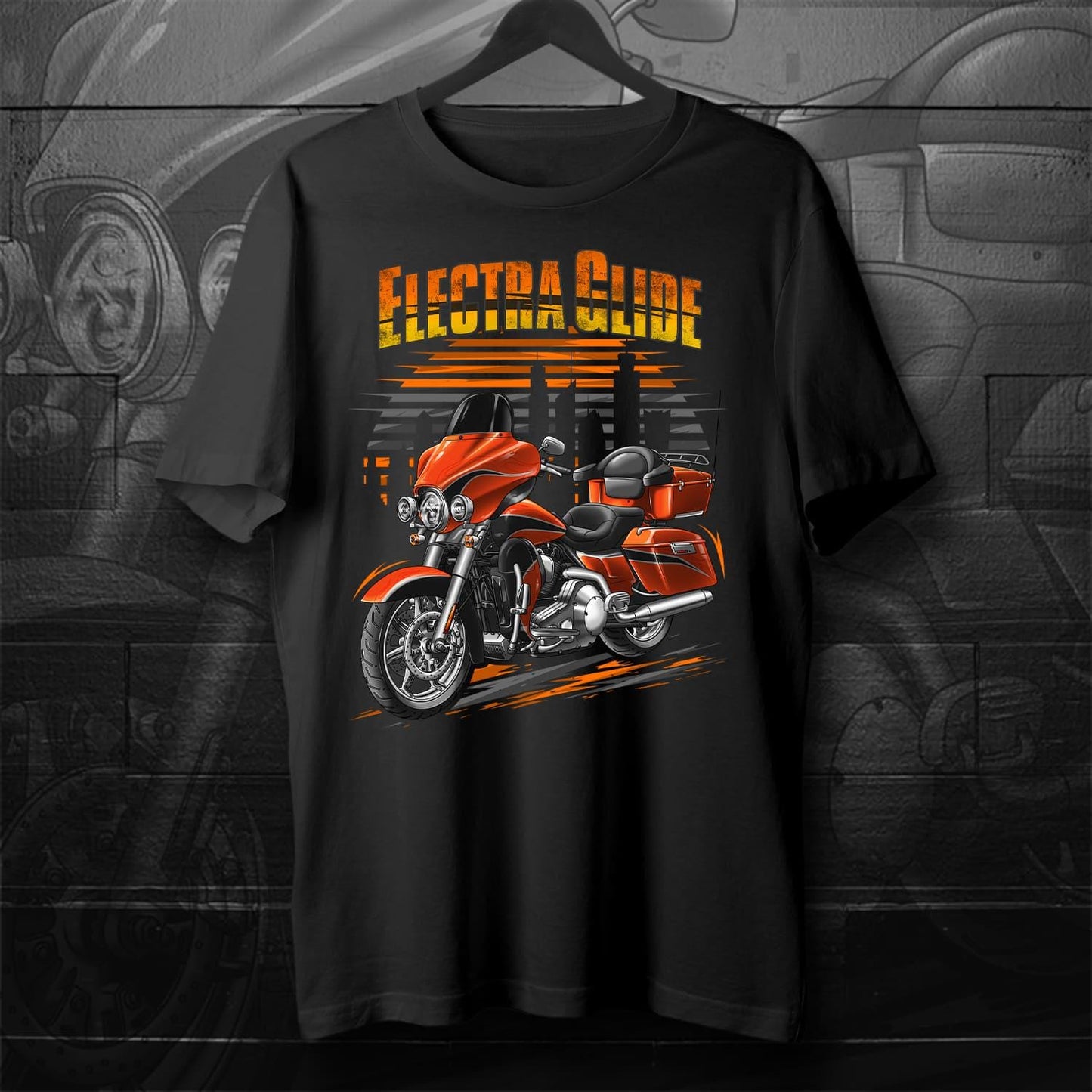 Harley Electra Glide CVO FLHTCSE T-Shirt - Motorcycle Tee Shirt for Biker