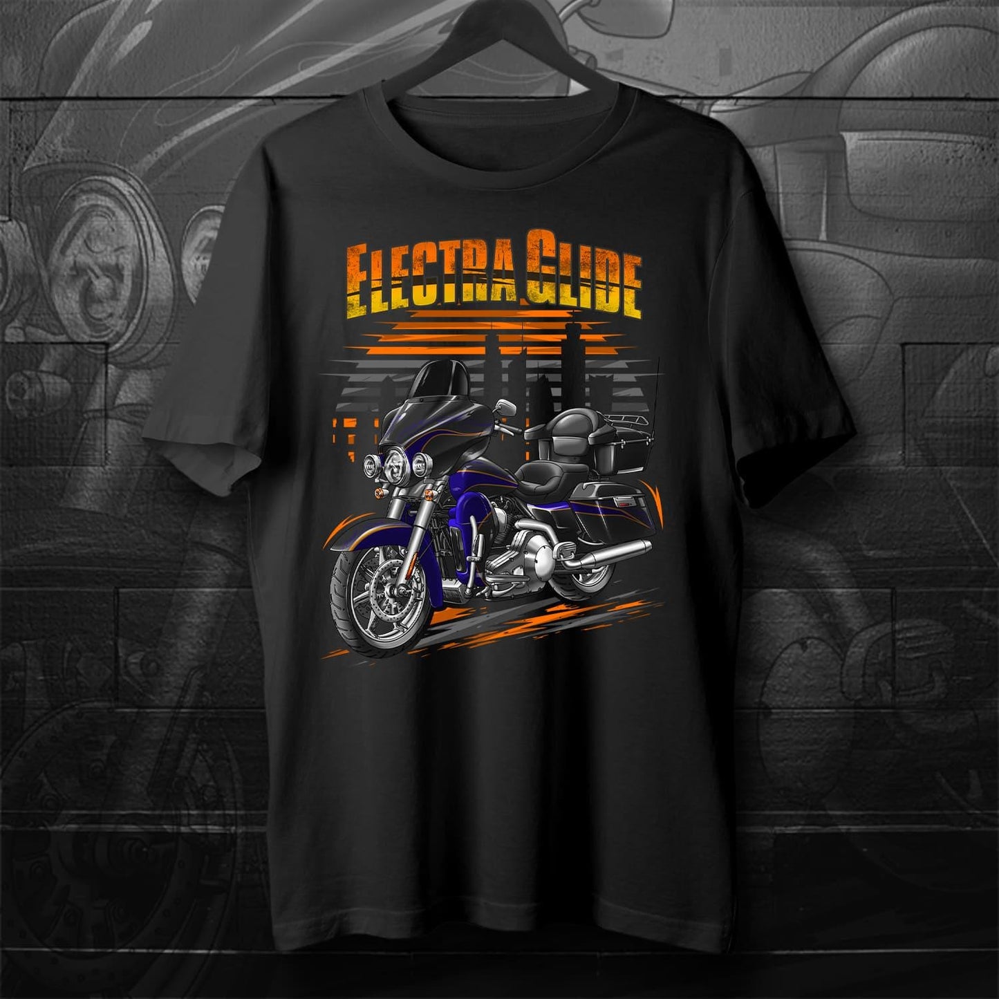 Harley Electra Glide CVO FLHTCSE T-Shirt - Motorcycle Tee Shirt for Biker