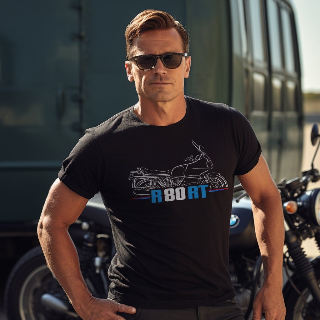 BMW R80RT T-Shirt - Motorcycle Tee Shirt for Motorrad Riders