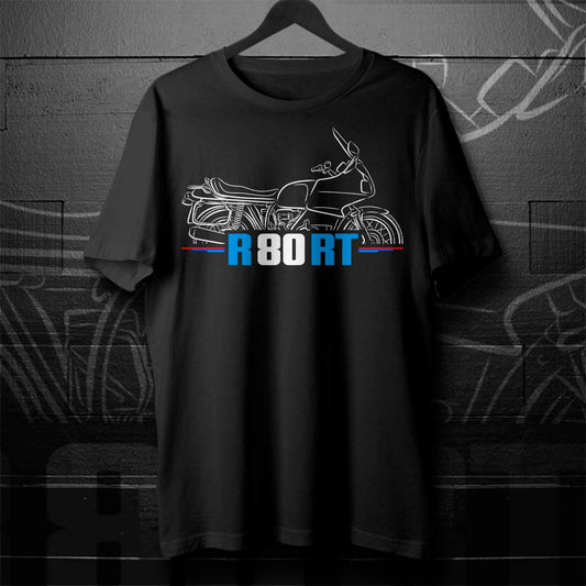 BMW R80RT T-Shirt - Motorcycle Tee Shirt for Motorrad Riders