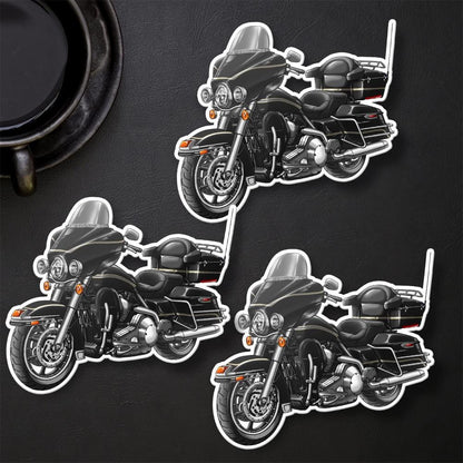 Harley Electra Glide Classic FLHTC & FLHTCI 1980-2000 Inspired Stickers - Set of 3 Motorcycle Decals for Bikers