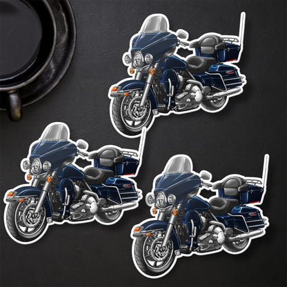 Harley Electra Glide Classic FLHTC & FLHTCI 1980-2000 Inspired Stickers - Set of 3 Motorcycle Decals for Bikers