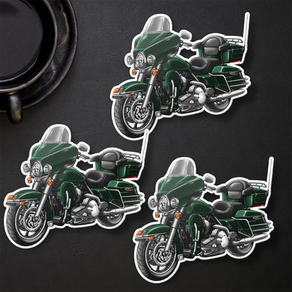 Harley Electra Glide Classic FLHTC & FLHTCI 1980-2000 Inspired Stickers - Set of 3 Motorcycle Decals for Bikers
