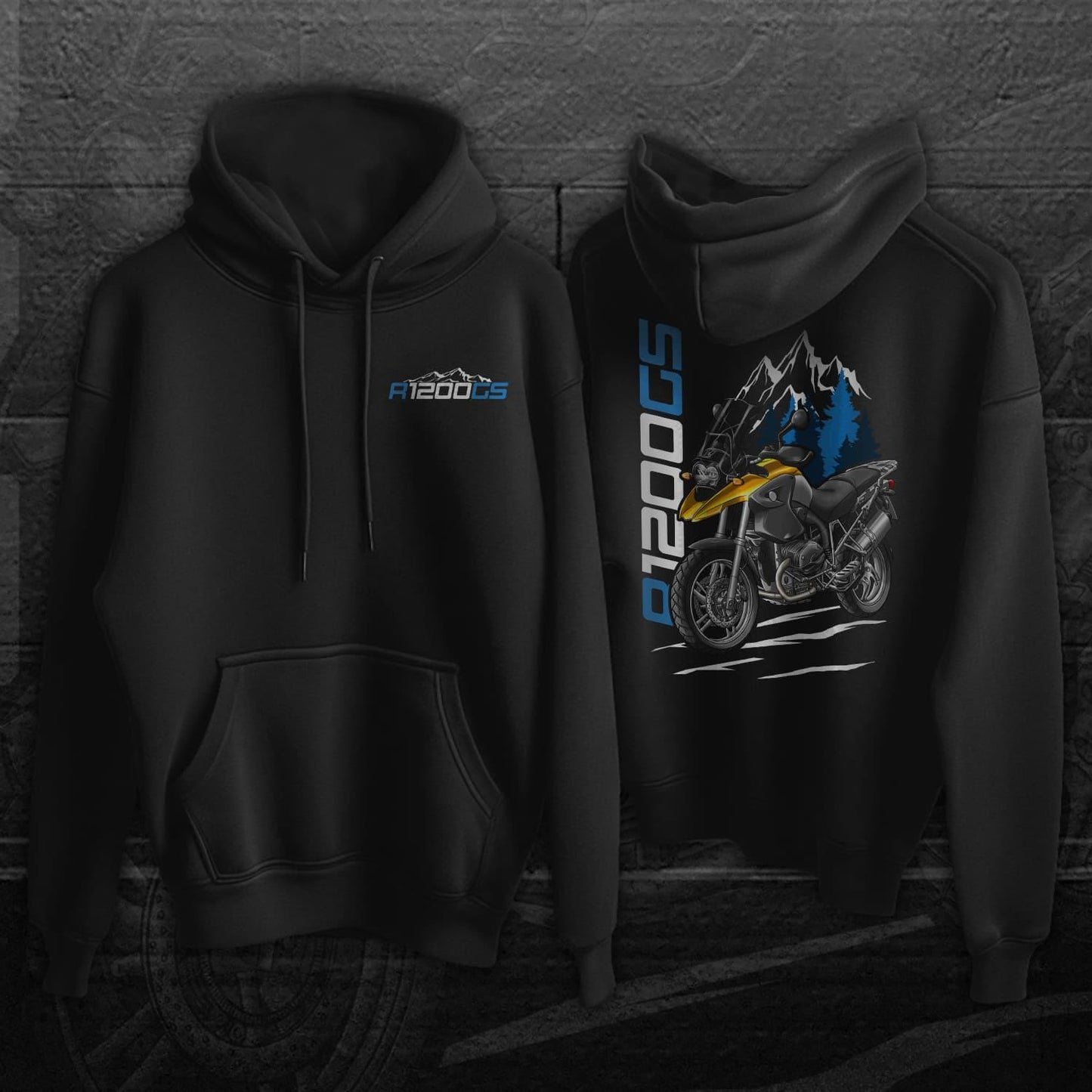 BMW R1200 GS 2004-07 Hoodie - Motorcycle Sweatshirt for ADV Riders