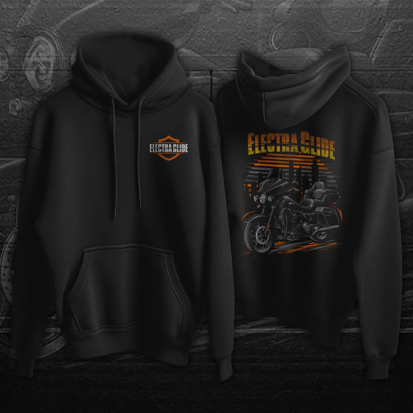 Harley Ultra Limited FLHTK 2023 Inspired Hoodie - Motorcycle Sweatshirt for Biker