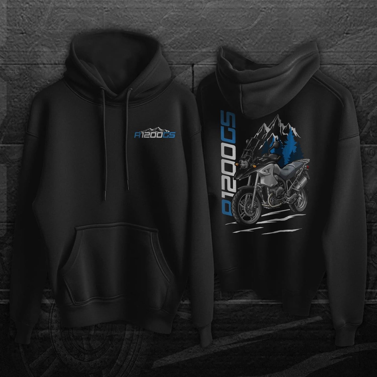 BMW R1200 GS 2004-07 Hoodie - Motorcycle Sweatshirt for ADV Riders