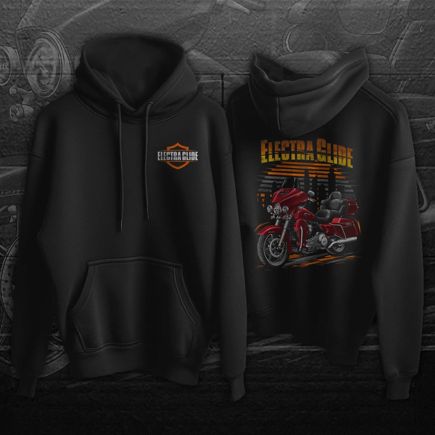 Harley Ultra Limited FLHTK 2023 Inspired Hoodie - Motorcycle Sweatshirt for Biker