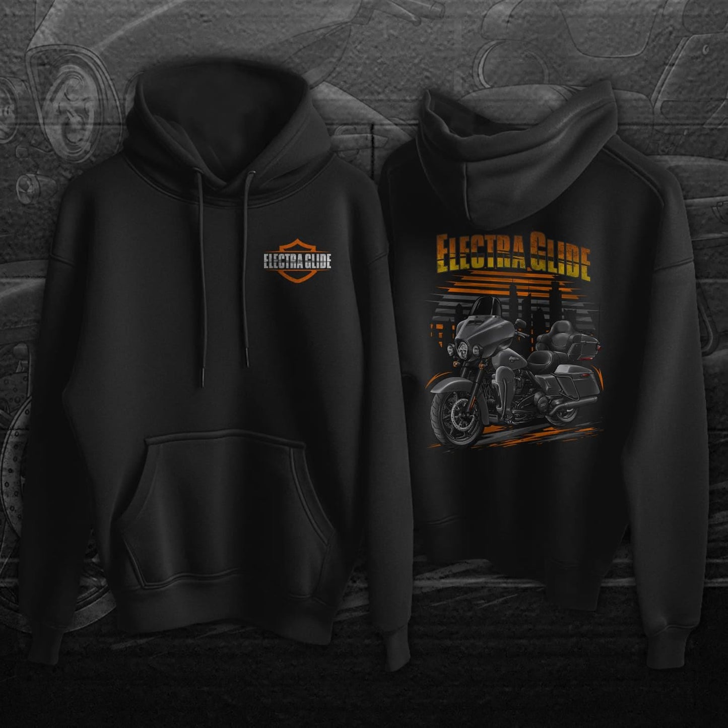 Harley Ultra Limited FLHTK 2023 Inspired Hoodie - Motorcycle Sweatshirt for Biker