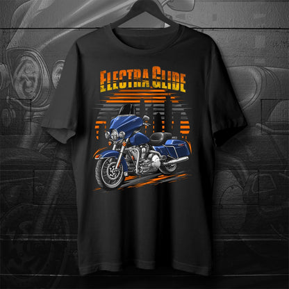 Harley Electra Glide Standard FLHT & FLHTI 1996-2009 Inspired T-Shirt - Motorcycle Tee Shirt for Biker