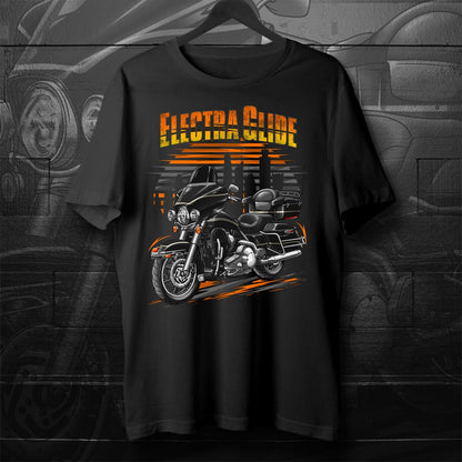 Harley Electra Glide Classic FLHTC & FLHTCI 1980-2000 Inspired T-Shirt - Motorcycle Tee Shirt for Biker