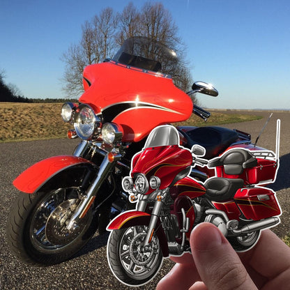 Harley Electra Glide CVO FLHTCSE 2004-05 Stickers - Set of 3 Motorcycle Decals for Bikers