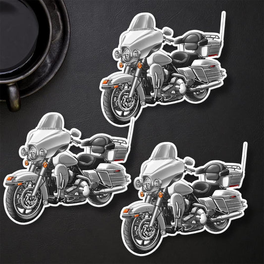Harley Electra Glide Classic FLHTC & FLHTCI 2001-2003 Inspired Stickers - Set of 3 Motorcycle Decals for Bikers