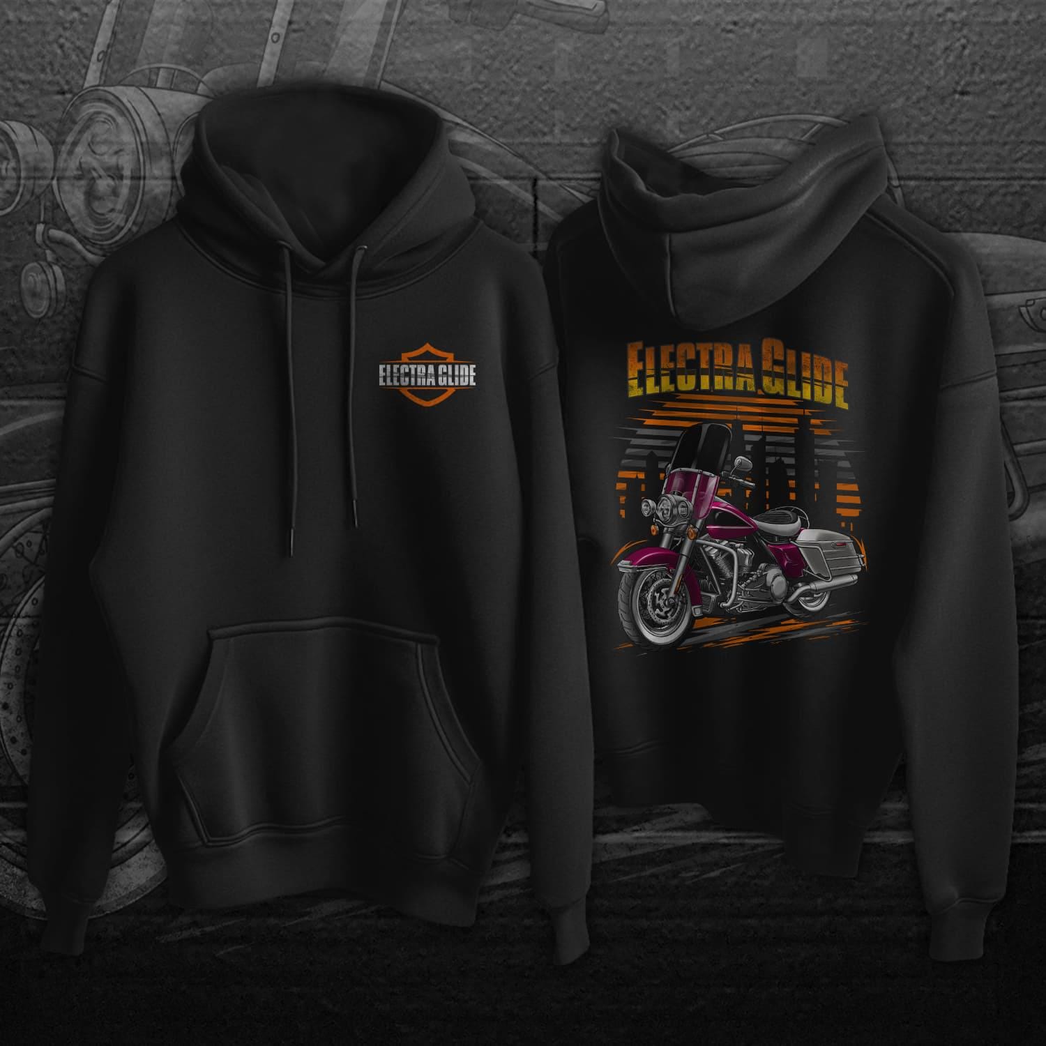 Harley Electra Glide Highway King 2023 Inspired Hoodie - Motorcycle Sweatshirt for Biker
