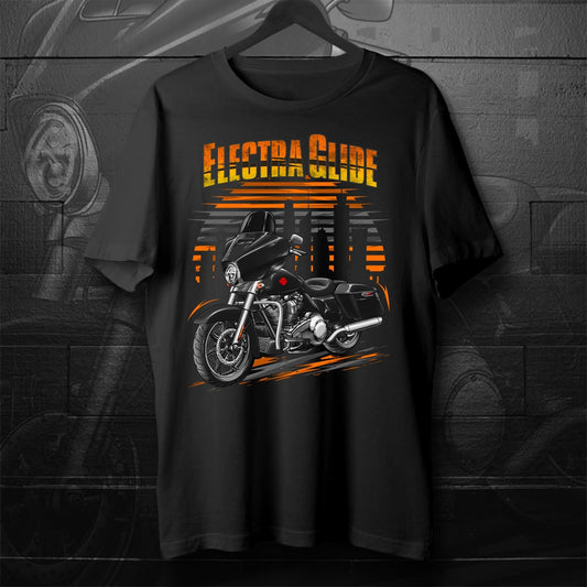 Harley Electra Glide Standard FLHT 2019-22 Inspired T-Shirt - Motorcycle Tee Shirt for Biker