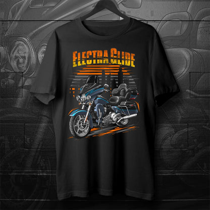 Harley Electra Glide CVO Limited FLHTKSE 2014-18 Inspired T-Shirt - Motorcycle Tee Shirt for Biker