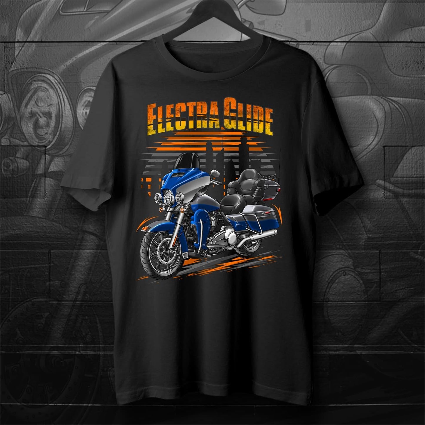 Harley Ultra Limited FLHTK 2017 T-Shirt - Motorcycle Tee Shirt for Biker