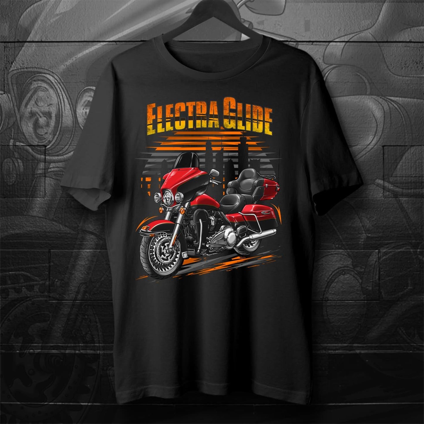 Harley Ultra Limited FLHTK 2011 T-Shirt - Motorcycle Tee Shirt for Biker