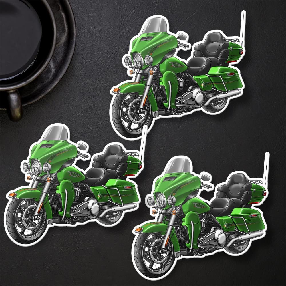 Harley Ultra Limited FLHTK 2015-16 Stickers - Set of 3 Motorcycle Decals for Bikers