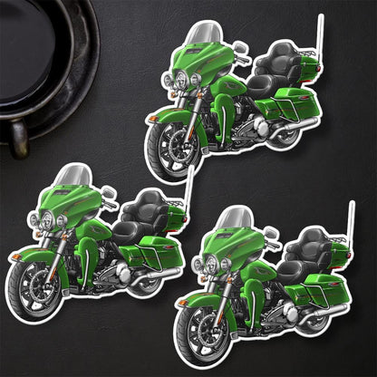 Harley Ultra Limited FLHTK 2015-16 Stickers - Set of 3 Motorcycle Decals for Bikers