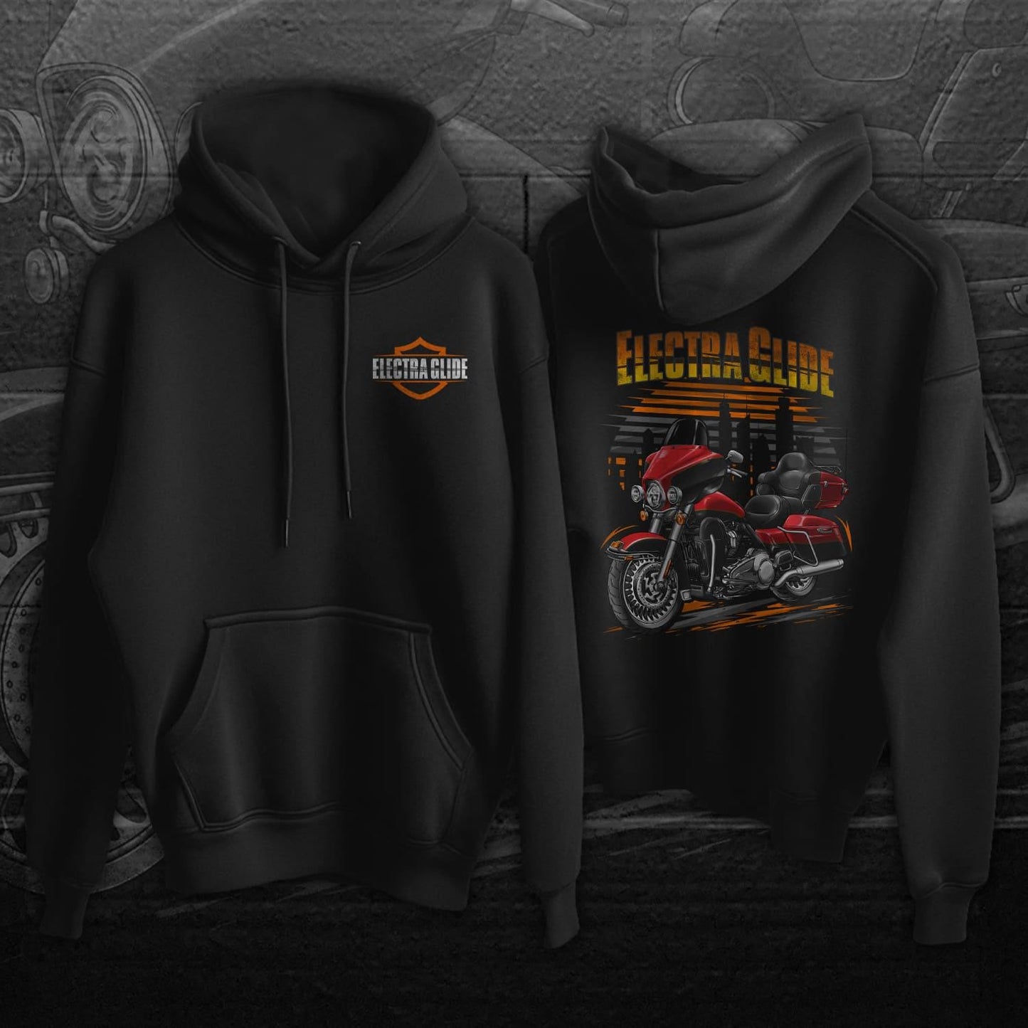 Harley Ultra Limited FLHTK 2011 Inspired Hoodie - Motorcycle Sweatshirt for Biker