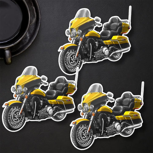 Harley Ultra Limited FLHTK 2012-13 Stickers - Set of 3 Motorcycle Decals for Bikers