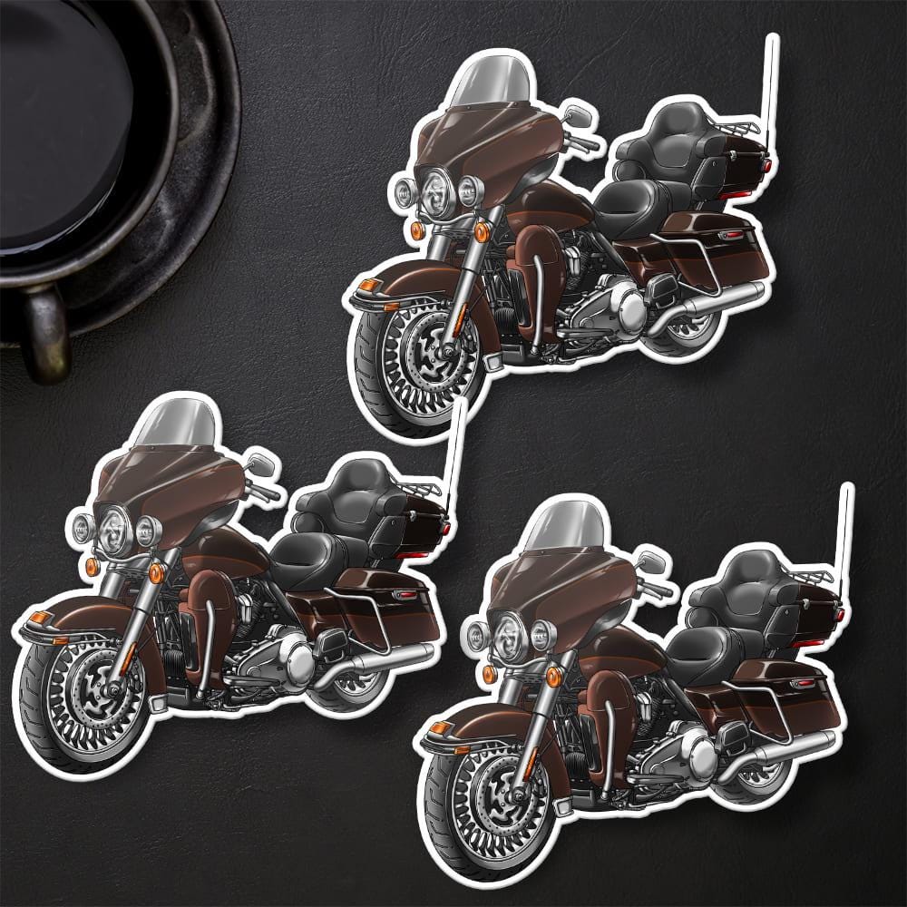 Harley Ultra Limited FLHTK 2011 Stickers - Set of 3 Motorcycle Decals for Bikers
