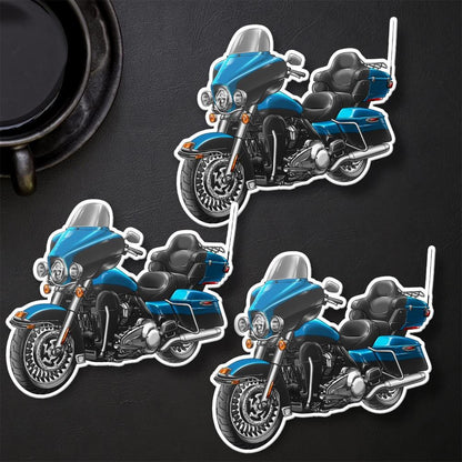 Harley Ultra Limited FLHTK 2011 Stickers - Set of 3 Motorcycle Decals for Bikers