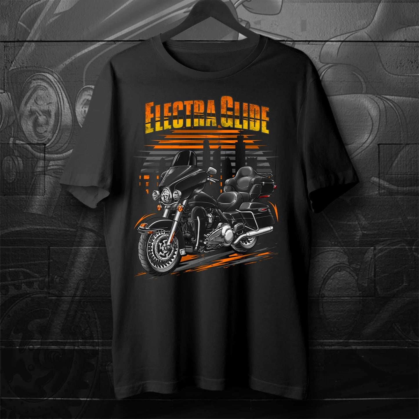 Harley Ultra Limited FLHTK 2014 T-Shirt - Motorcycle Tee Shirt for Biker