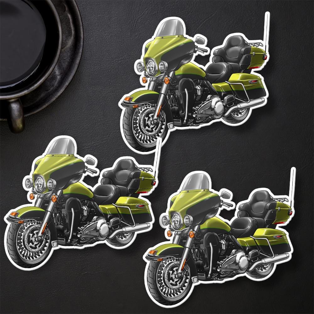 Harley Ultra Limited FLHTK 2011 Stickers - Set of 3 Motorcycle Decals for Bikers